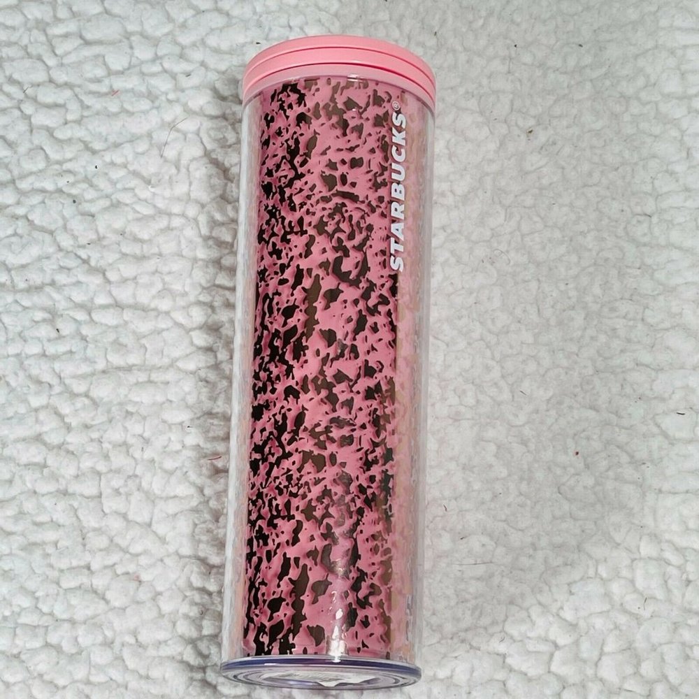 Starbucks Pink Gold Foil Tumbler